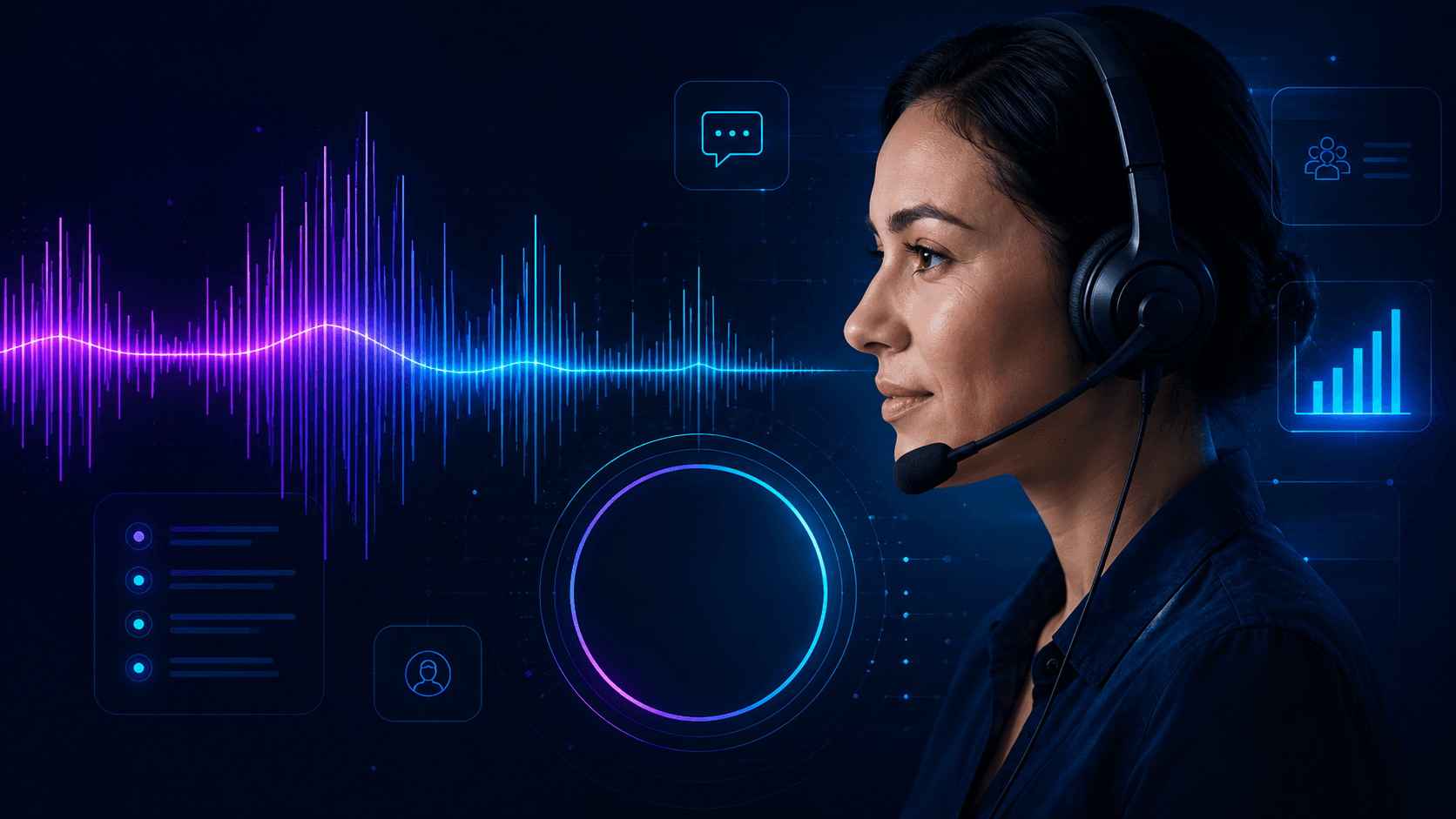 Agentes de IA do Interaflow para call center omnichannel — WhatsApp e voz